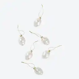 NKD Deko-Eier aus Glas, Ø ca. 4x6 cm Angebot