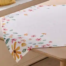 NKD Mitteldecke mit Blumen-Muster, ca. 80x80 cm Angebot