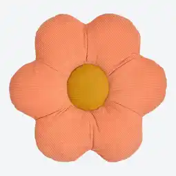 NKD Dekokissen Blume in Cordoptik, ca. 42x42 cm Angebot