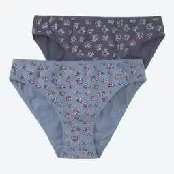 NKD Damen-Minislip mit Blumen-Motiv, 2er-Pack Angebot
