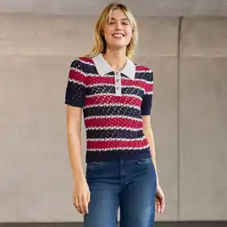 NKD Damen-Poloshirt mit Ringelmusterung Angebot