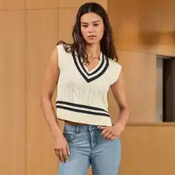 NKD Damen-Pullunder mit Zopfstrickmuster Angebot