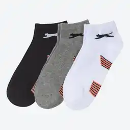 NKD Slazenger Herren-Sport-Sneaker-Socken mit Dehnungszone, 3er-Pack Angebot