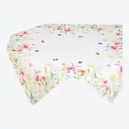NKD Mitteldecke mit Blumenmuster, ca. 80x80 cm Angebot