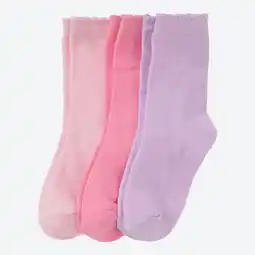NKD Kinder-Mädchen-Socken mit Mäusezähnchen-Bund, 3er-Pack Angebot