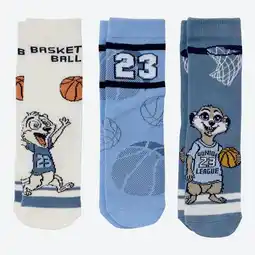 NKD Kinder-Jungen-Socken mit Basketball-Motiv, 3er-Pack Angebot