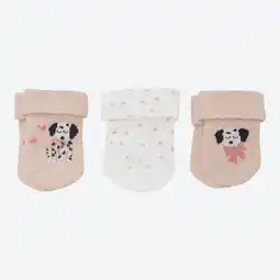NKD Baby-Newborn-Mädchen-Socken mit Hunde-Motiv, 3er-Pack Angebot