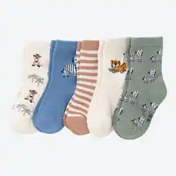 NKD Baby-Jungen-Socken mit Safari-Motiv, 5er-Pack Angebot