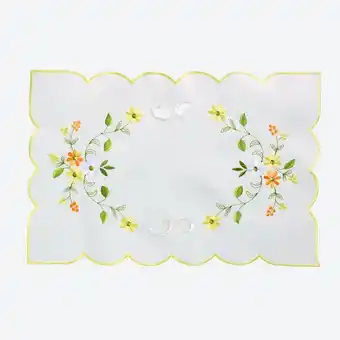 NKD Deckchen mit floraler Bestickung Angebot