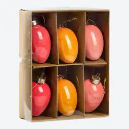 NKD Deko-Eier aus Glas, 9er-Pack, Ø ca. 4 cm Angebot