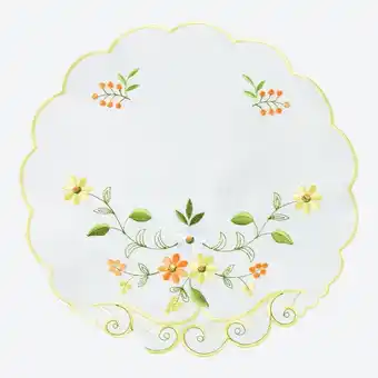 NKD Deckchen mit floraler Stickerei, Ø ca. 29 cm Angebot