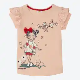 NKD Kinder-Mädchen-T-Shirt mit Rundhalsausschnitt Angebot