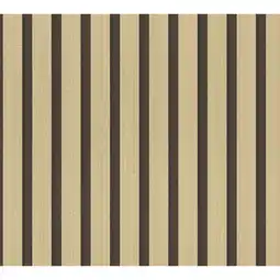 toom Baumarkt A.S. Création Vliestapete '50 Jahre A.S.' Holzpaneel gold 0,53 x 10,05 m Angebot
