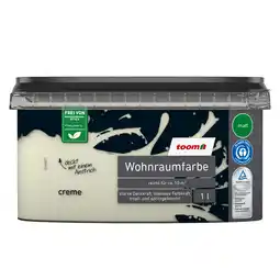 toom Baumarkt toom Wohnraumfarbe cremeweiß matt 1 l Angebot