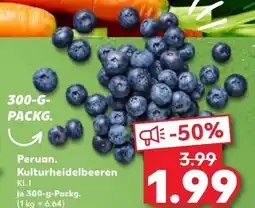 Kaufland Peruan. Kulturheidelbeeren Angebot