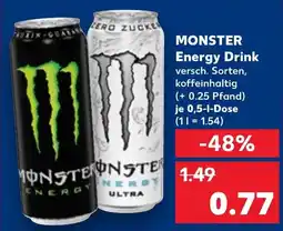 Kaufland MONSTER Energy Drink Angebot