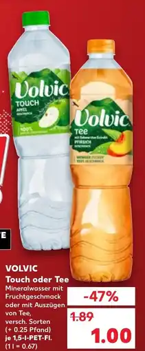 Kaufland VOLVIC Touch oder Tee Mineralwasser Angebot