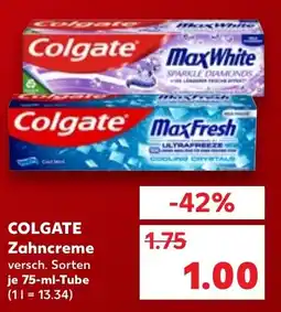 Kaufland COLGATE Zahncreme Angebot