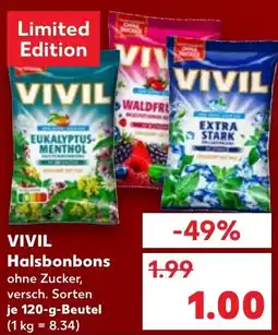 Kaufland VIVIL Halsbonbons Angebot
