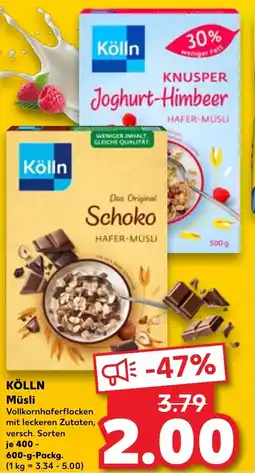 Kaufland KÖLLN Müsli Angebot