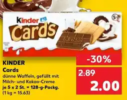 Kaufland KINDER Cards Angebot