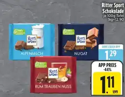 Edeka Ritter Sport Schokolade Angebot
