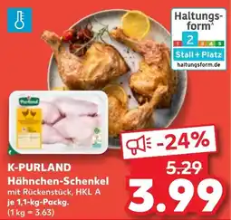 Kaufland K-PURLAND Hähnchen-Schenkel Angebot