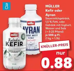 Kaufland MÜLLER Kefir oder Ayran Angebot