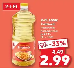 Kaufland K-CLASSIC Frittieröl Angebot