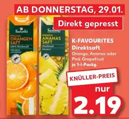 Kaufland K-FAVOURITES Direktsaft Angebot