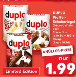 Kaufland DUPLO Waffel- Schokoriegel Angebot