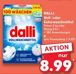 Kaufland DALLI Voll- oder Colorwaschmittel Angebot
