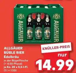 Kaufland ALLGÄUER BÜBLE BIER Edelbräu Angebot