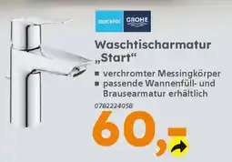 Globus Baumarkt QUICKFIX GROHE Waschtischarmatur ,,Start" Angebot