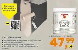 Globus Baumarkt Alpina 3in1 Fliesen-Lack Angebot