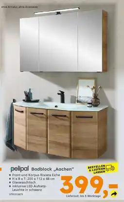 Globus Baumarkt pelipal Badblock „Aachen" Angebot