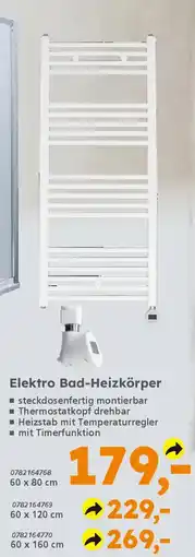 Globus Baumarkt Elektro Bad-Heizkörper Angebot
