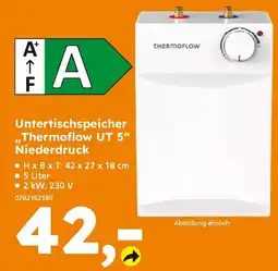 Globus Baumarkt THERMOFLOW Untertischspeicher Thermoflow UT 5" Niederdruck Angebot