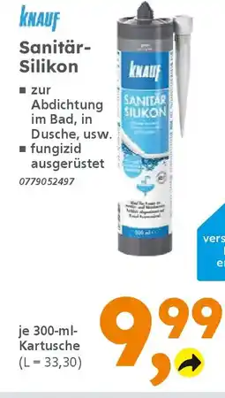 Globus Baumarkt KNAUF Sanitär- Silikon Angebot