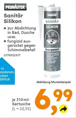 Globus Baumarkt PRIMASTER Sanitär Silikon Angebot