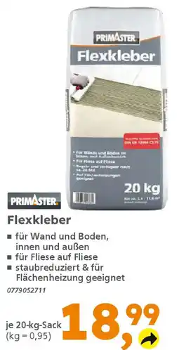 Globus Baumarkt PRIMASTER Flexkleber Angebot
