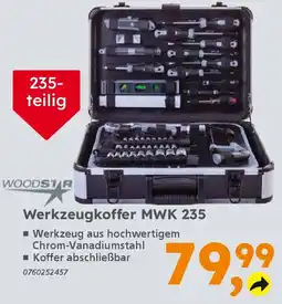 Globus Baumarkt WOODSTAR Werkzeugkoffer MWK 235 Angebot