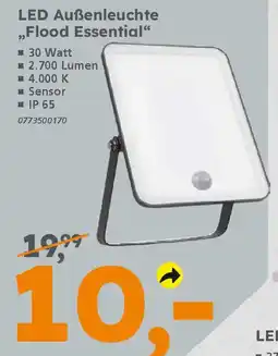 Globus Baumarkt LED Außenleuchte ,,Flood Essential" Angebot