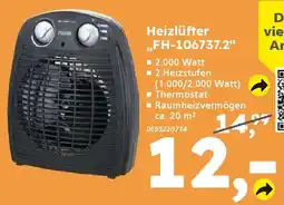 Globus Baumarkt Heizlüfter ,,FH-106737.2" Angebot