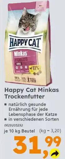Globus Baumarkt Happy Cat Minkas Trockenfutter Angebot