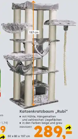 Globus Baumarkt Katzenkratzbaum,,Rubi❝ Angebot
