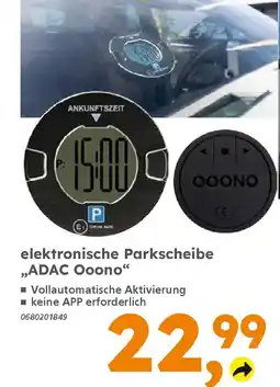 Globus Baumarkt OOONO elektronische Parkscheibe ,,ADAC Ooono❝ Angebot