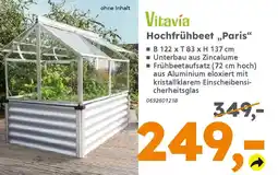 Globus Baumarkt Vitavía Hochfrühbeet,,Paris" Angebot