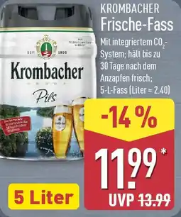 Aldi Nord KROMBACHER Frische-Fass Angebot