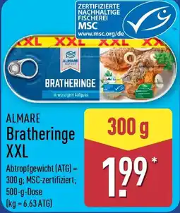 Aldi Nord ALMARE Bratheringe XXL Angebot